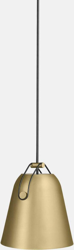 LED-hengelampe Napa, Ø 18 cm, gull