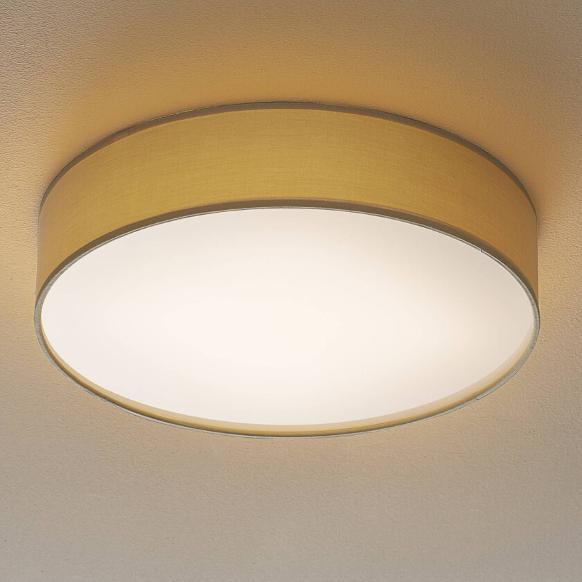 Bol LED-taklampe med stoffskjerm