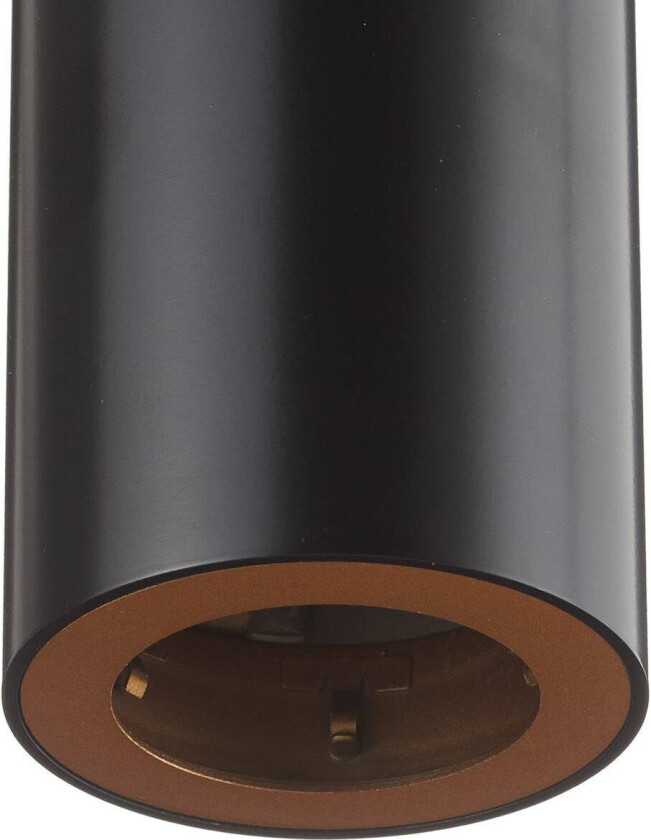 Pipe hengelampe, svart-gull