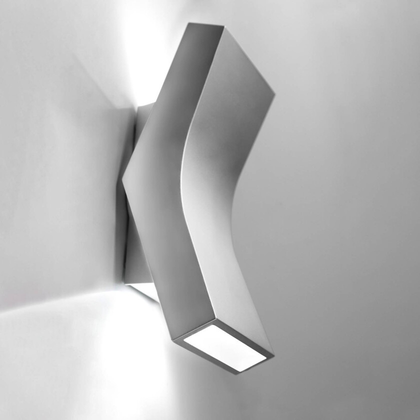 Bend LED-vegglampe 05-4394 opp/ned alu