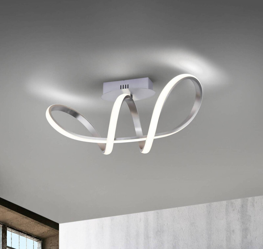 Maria LED-taklampe, dimbar, aluminium