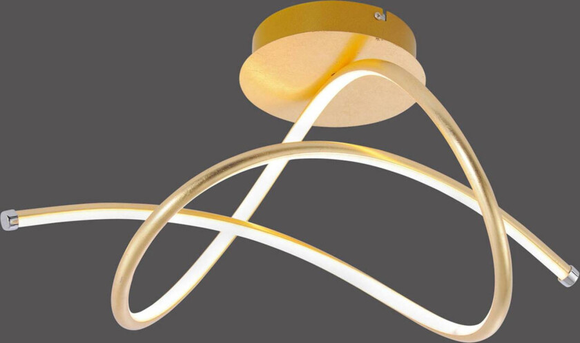 LED-taklampe Violetta, buet, gull