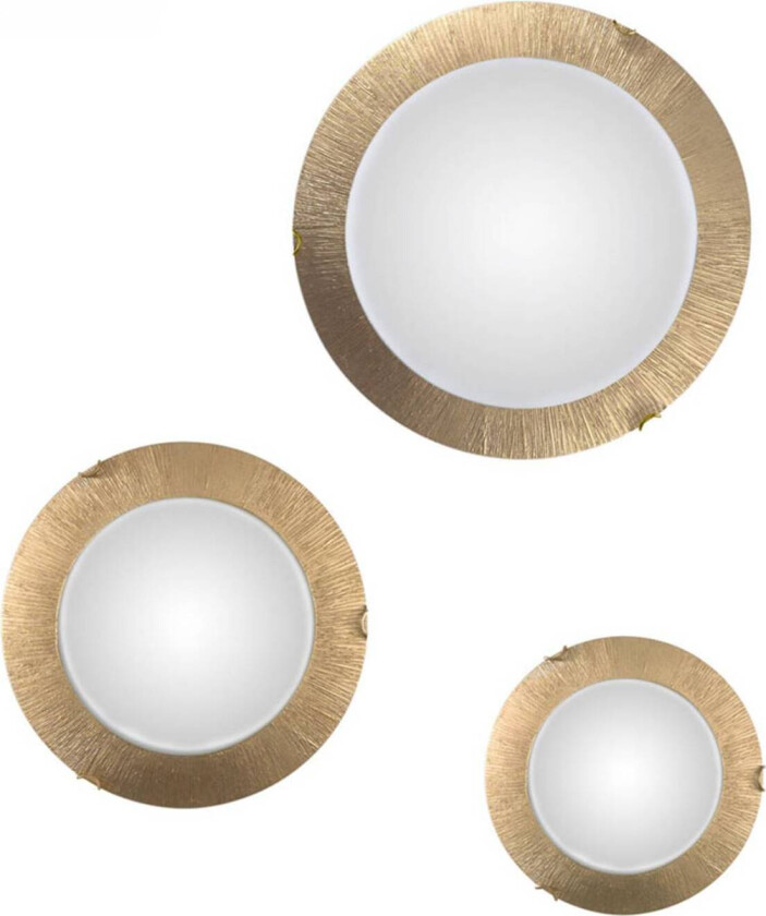 Kolarz Moon Sun vegglampe, gull, Ø 50 cm