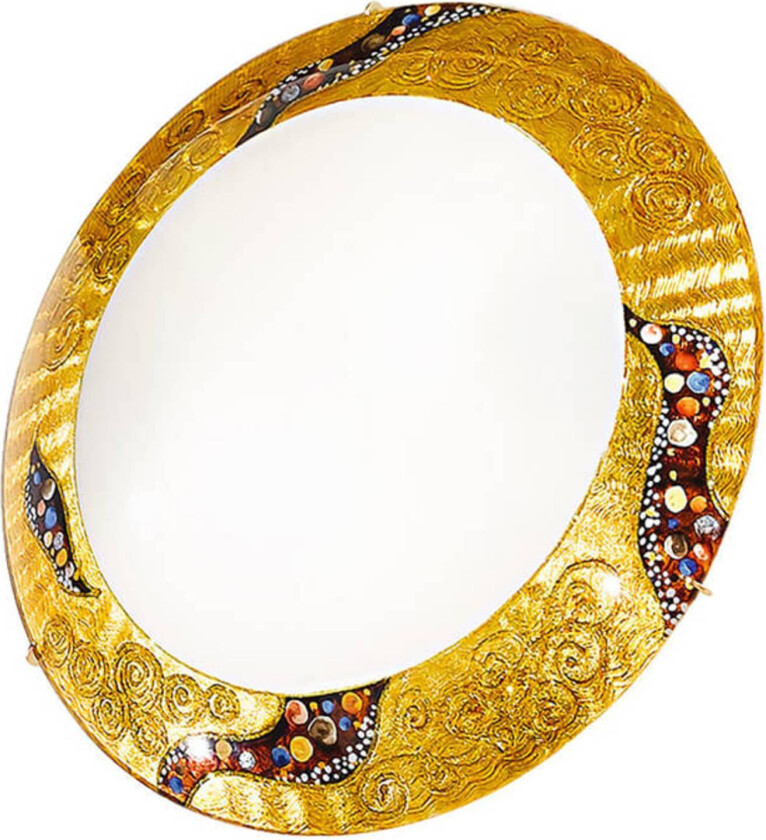 Kiss - rund vegglampe, 30 cm