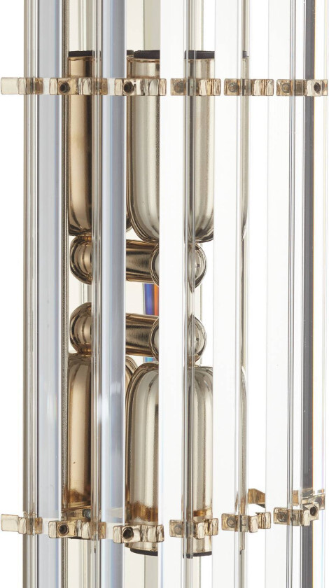 Austrolux vegglampe Ontario, 41 cm, 24 K gullbelagt, glass