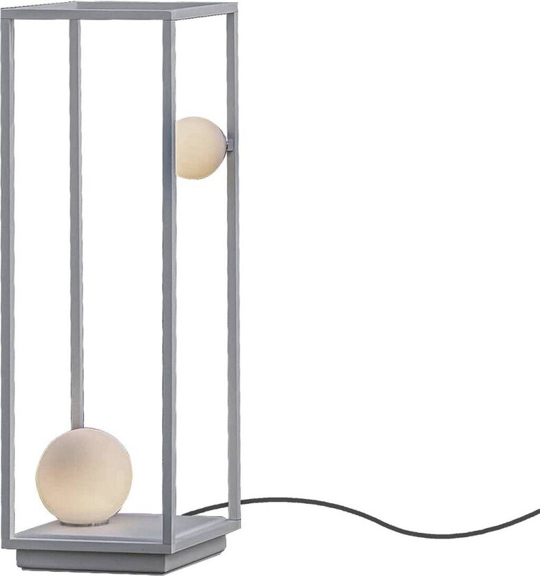 Abachina LED-gulvlampe med 2 lys, hvit 70 cm