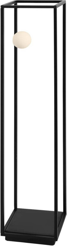 Abachina LED-gulvlampe 1 lysk 103 cm svart