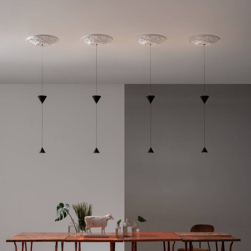 Moonbloom LED-pendellampe 2fl Ø40cm 3 000K