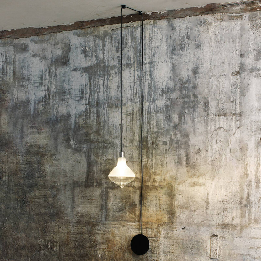 Makeup LED-vegglampe, transparent spiss