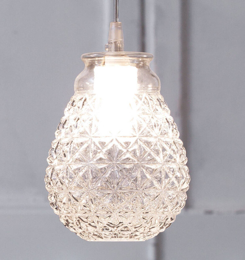 Ceraunavolta pendellampe i glass, dråper
