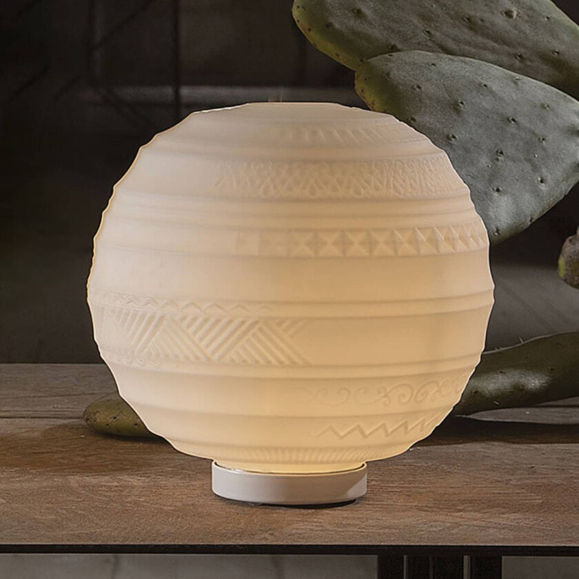 Braille - glass-bordlampe, 25 cm