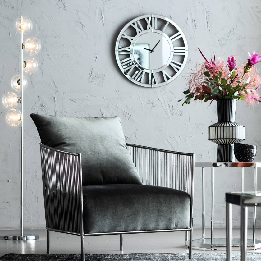 KARE Scala Balls gulvlampe, seks lamper, sølv