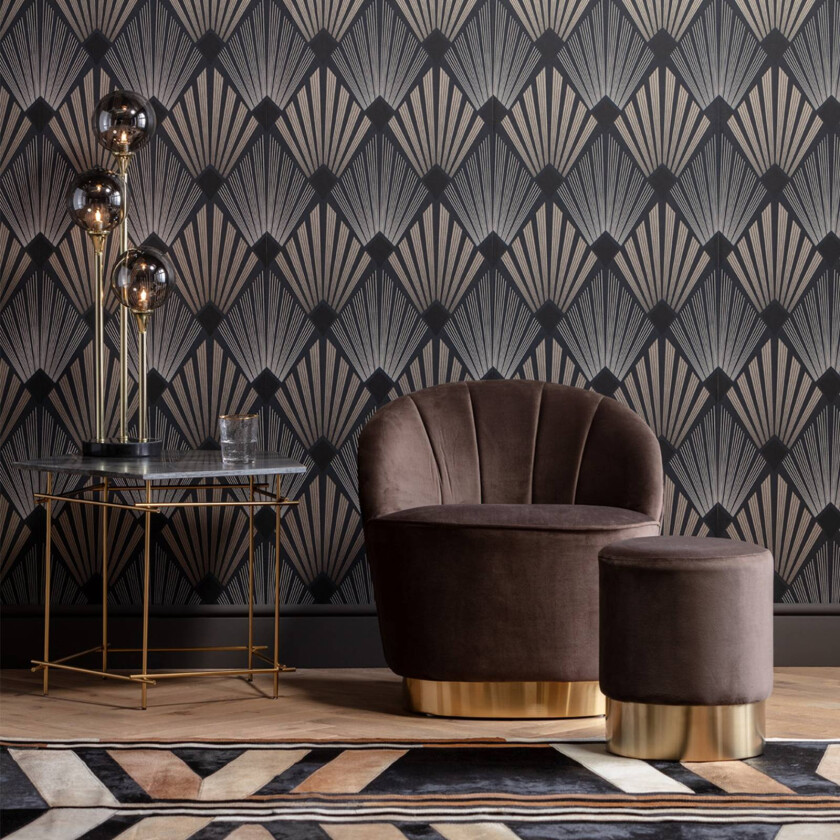 KARE Al Capone Tre gulvlampe med 3 lys, høyde 83 cm