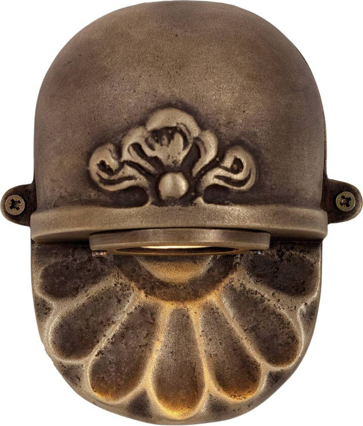 Bronsefarget Tramonto utendørs vegglampe