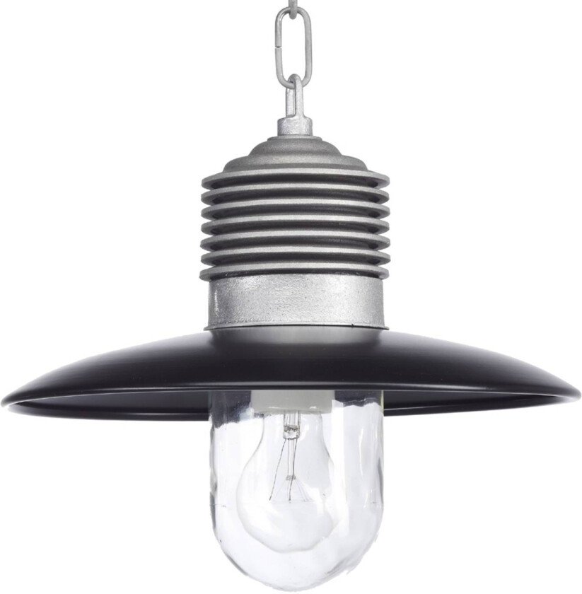 Klassisk utendørspendel Ampere aluminium/svart