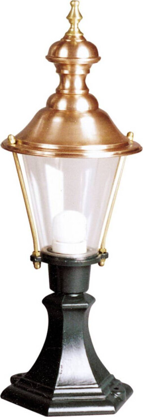 Luuk-sokkelampe med svart sokkel