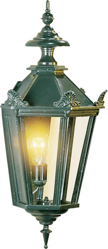 Utendørs vegglampe Oxford, grønn