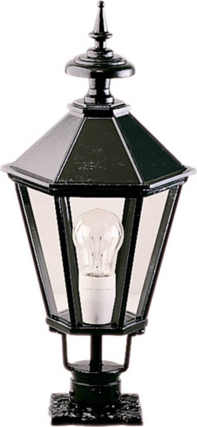 Sokkelampe K7c, svart