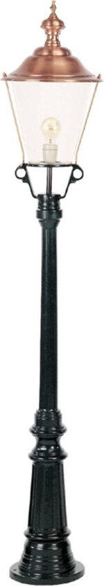 Flores stolpelampe, svart