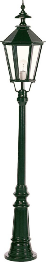 Dublin stolpelampe i trykkstøpt aluminium, svart