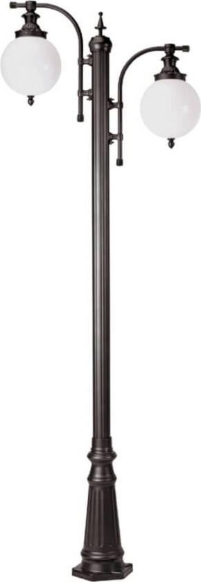 Stolpelampe Madeira 2-lys antrasitt