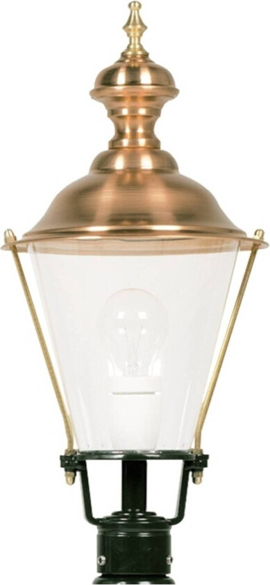 Lampesokkel K4b med kobber, grønn