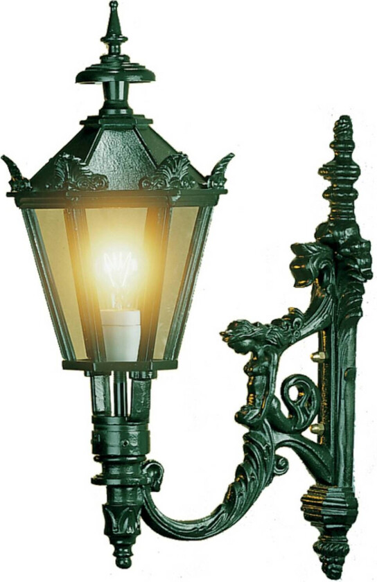 Utendørs vegglampe Diana, grønn