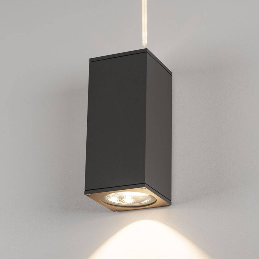 Big Theo LED utendørs LED-vegglampe, antrasitt