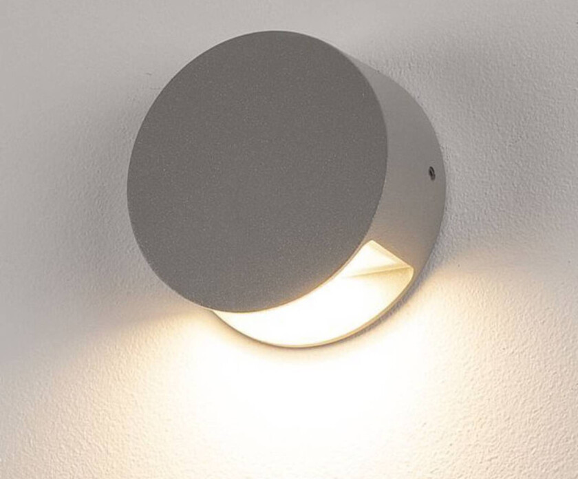 Pema LED-vegglampe, grå