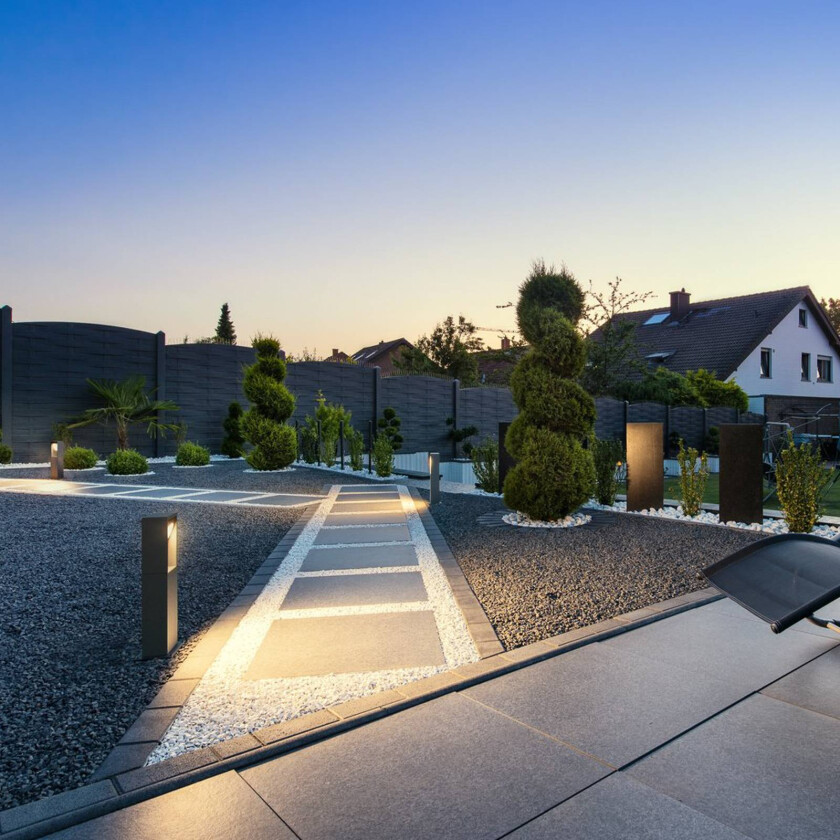 Eskina Frame LED-sokkelarmatur CCT, 15W, 45 cm