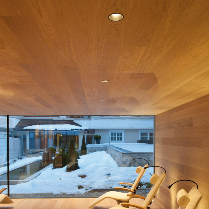 Horn innfelt spotlight GU10, matt svart