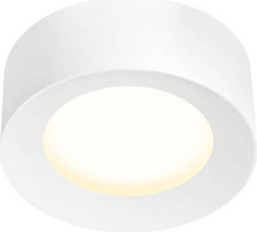 Fera LED-taklampe, Ø 20 cm, matt hvit