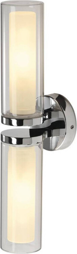WL 106 vegglampe, IP44, med to lamper