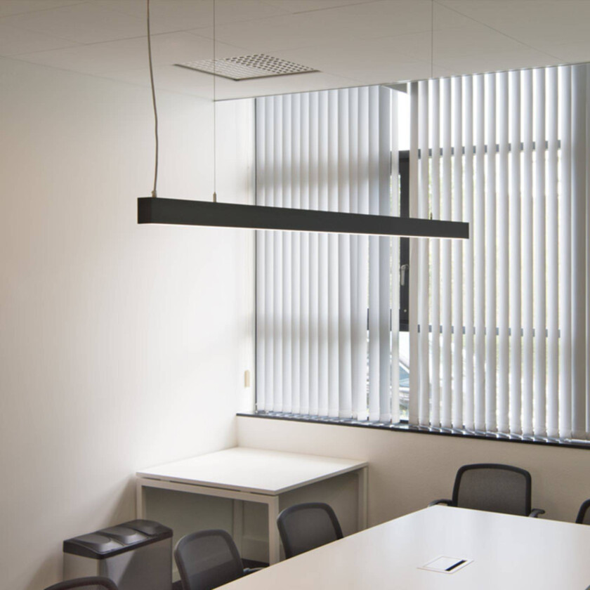 Glenos LED-pendellampe 205 cm, svart