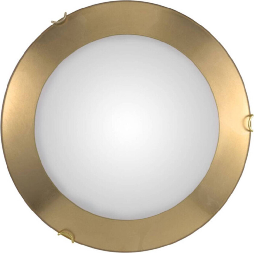 Kolarz Moon Leaf vegglampe, gull, Ø 40 cm