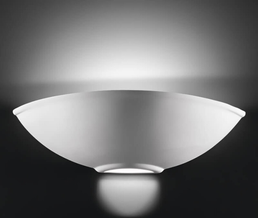 Herlig Bisquitte vegglampe i keramikk