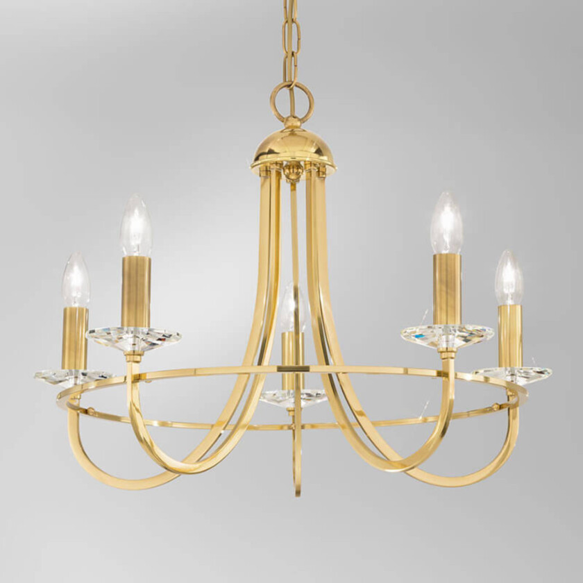 KOLARZ Imperial lysekrone 5 lyskilder