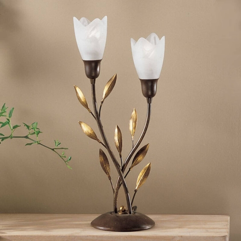 Blomsterformet CAMPANA bordlampe