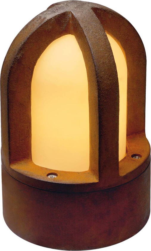 Rusty Cone 24 rustbrun 24 cm base lys