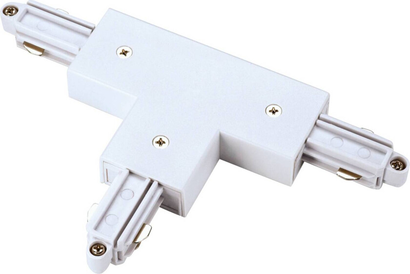 T-kontakt 1-faset HV-skinne venstre hvit