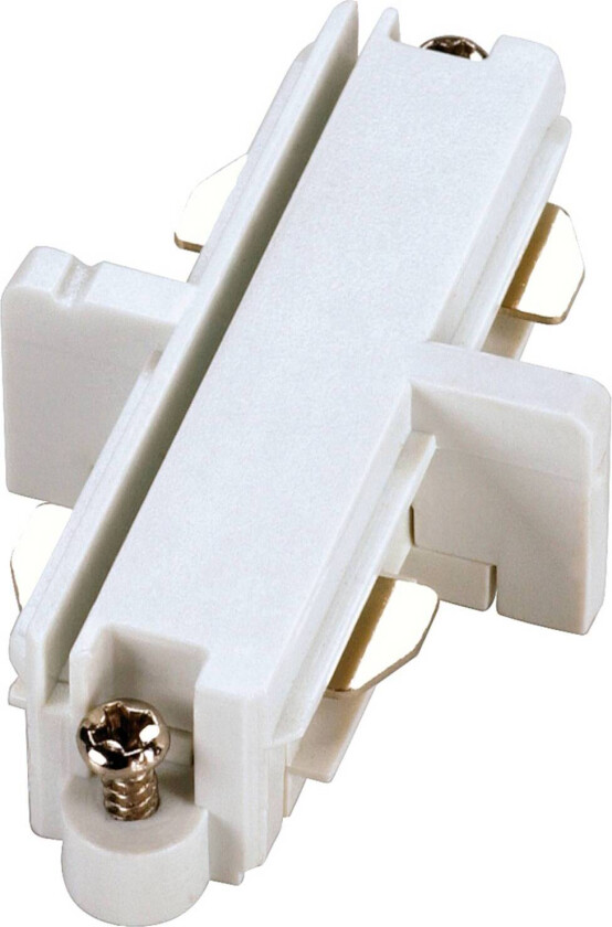 langsgående kontakt for høyspentspor med én krets, hvit
