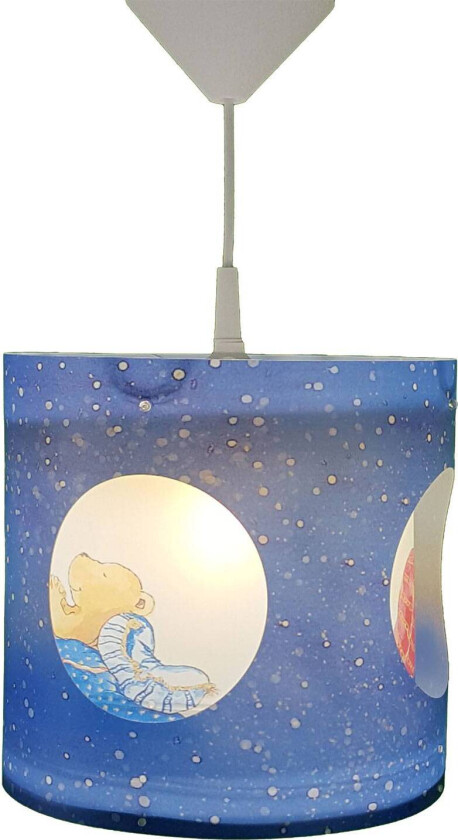 Roterende hengelampe Bjørner, blå