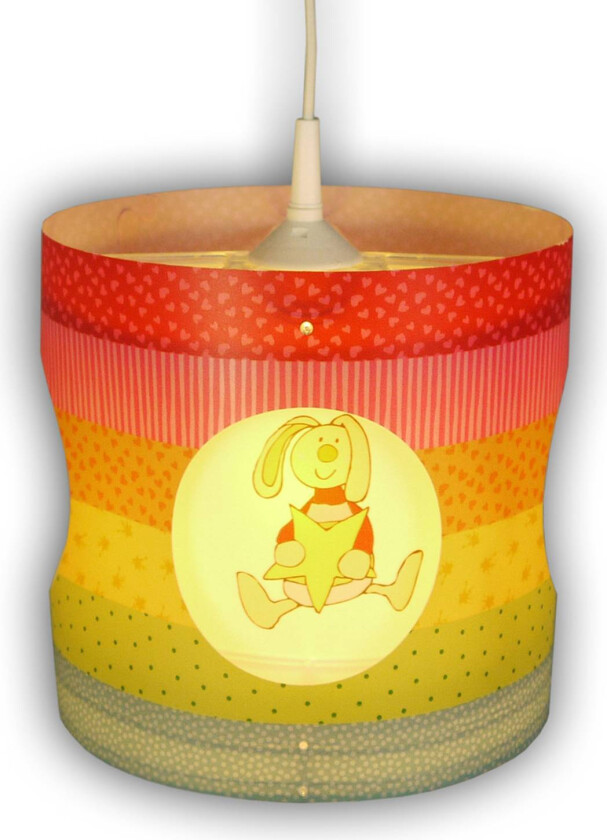 Rainbow Rabbit - roterende hengelampe
