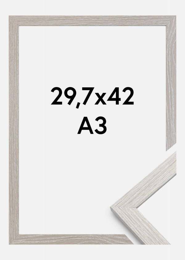Ramme Stilren Light Grey Oak 29,7x42 Cm (A3)