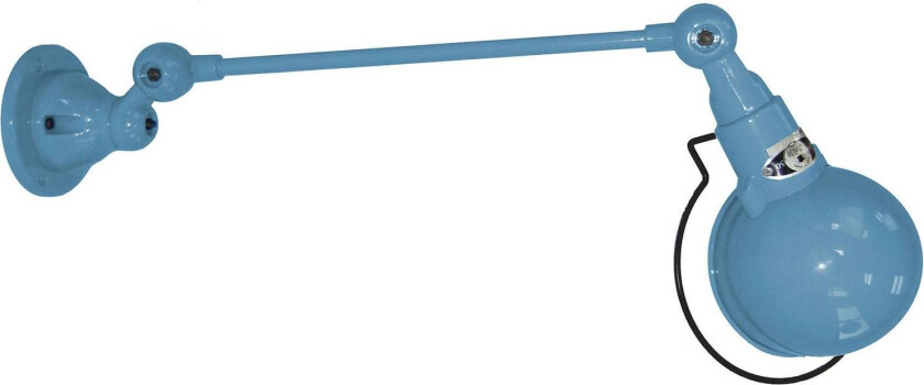 Signal SI301 vegglampe med arm, pastellblå
