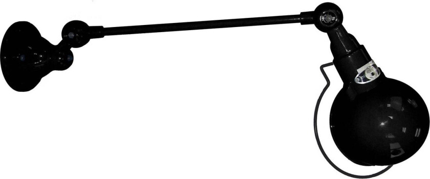 Signal SI301 vegglampe med arm, svart