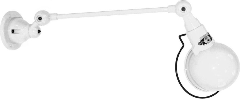 Signal SI301 vegglampe med arm, hvit