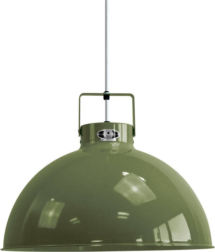 Dante D450 hengelampe, olivengrønn, Ø 45 cm