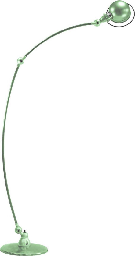 Loft C1260 buegulvlampe, mintgrønn