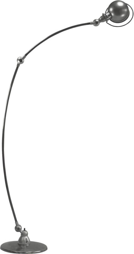 Loft C1260 buegulvlampe, grå